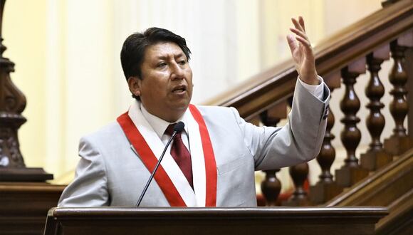 Waldemar Cerrón, exvocero de Perú Libre y hermano de Vladimir Cerrón, se refirió a su bancada como una minoría que "hace temblar el Congreso". (Foto: Congreso)