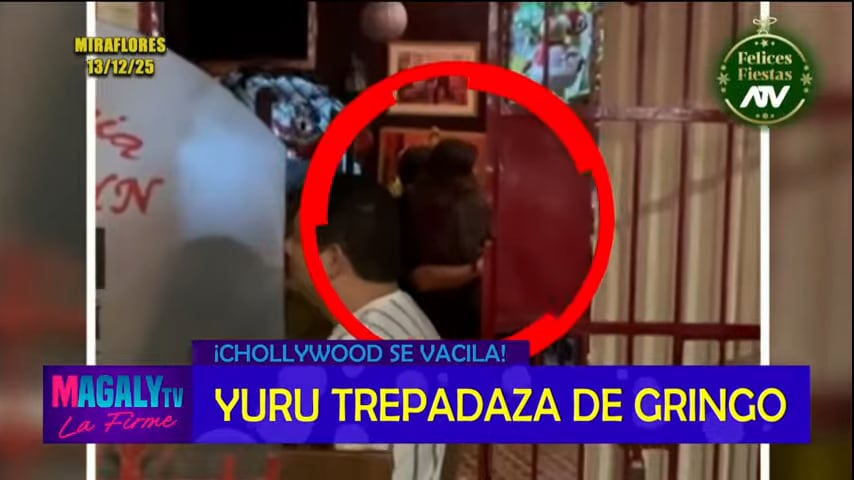 Mayra Goñi en las piernas de Rodrigo Brand