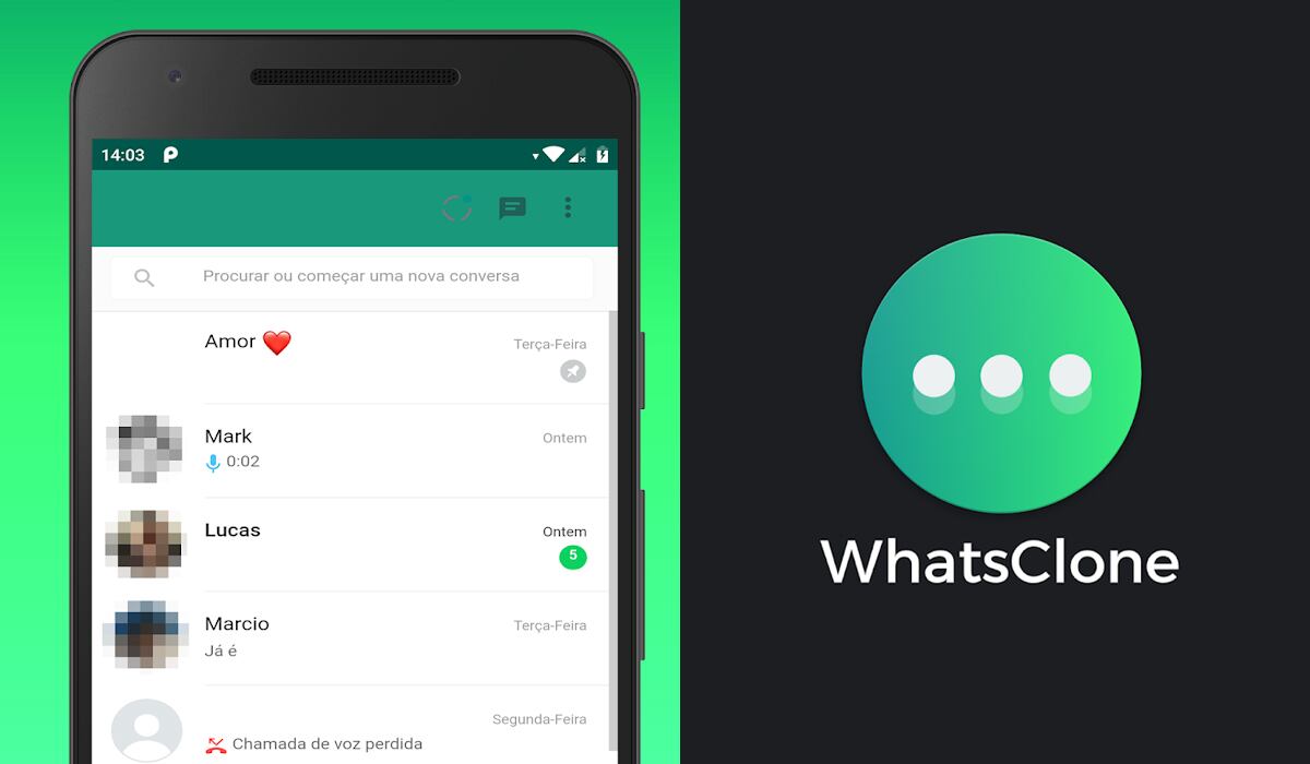 WhatsClone se llama la app para poder espiar el chat de WhatsApp de tu pareja. (Foto: Google Play)