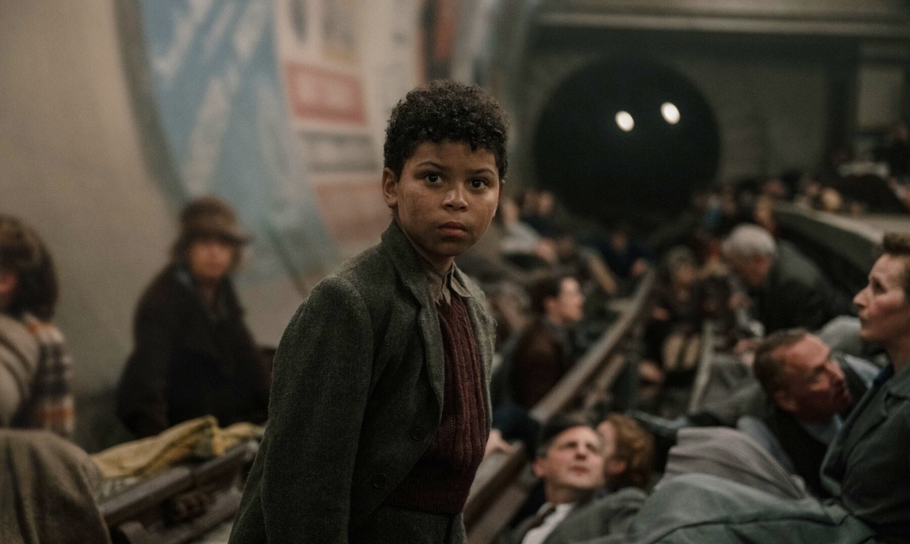 George (Elliott Heffernan), uno e los protagonistas de "Blitz", quien muestra la guerra desde el punto de vista de un niño.