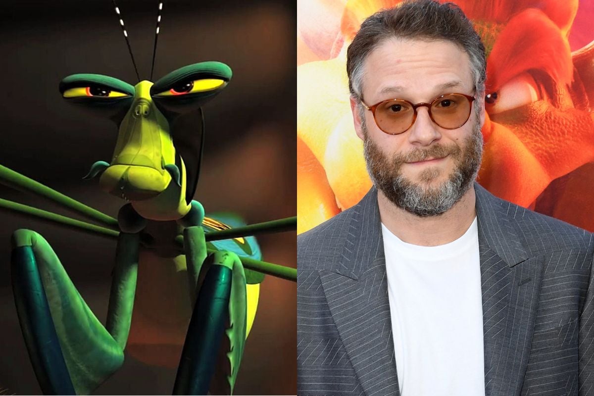 Seth Rogen como Master Mantis en la película “Kung Fu Panda” (Fotos: DreamWorks / AFP)
