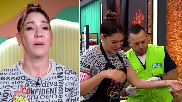 “El Gran Chef Famosos”: Tilsa Lozano sufrió quemadura durante la competencia