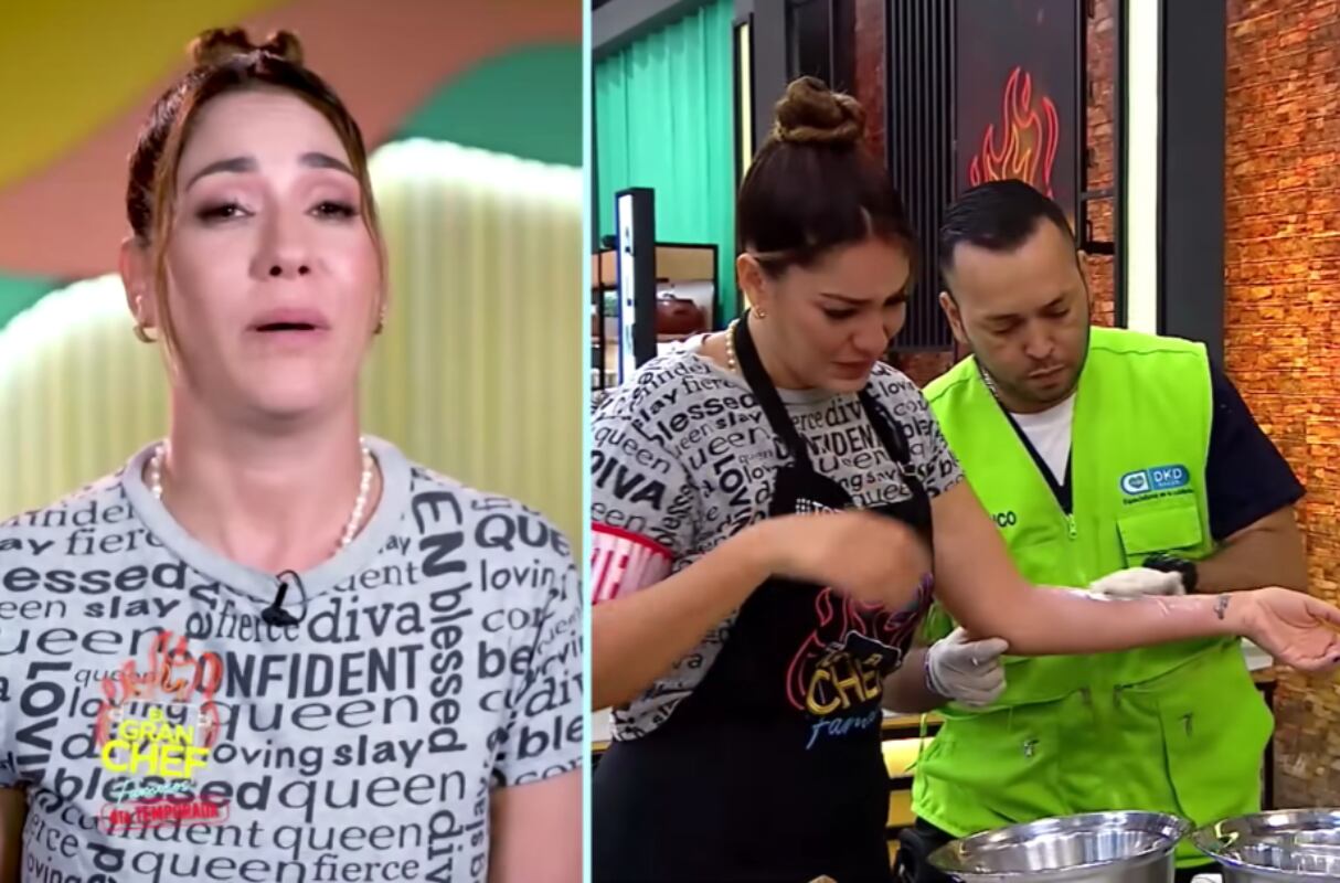 Tilsa Lozano sufrió quemadura durante la competencia de "El gran chef famosos". (Foto: Latina)