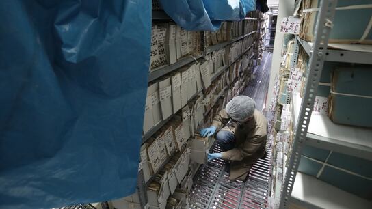 Plásticos como única protección ante filtraciones