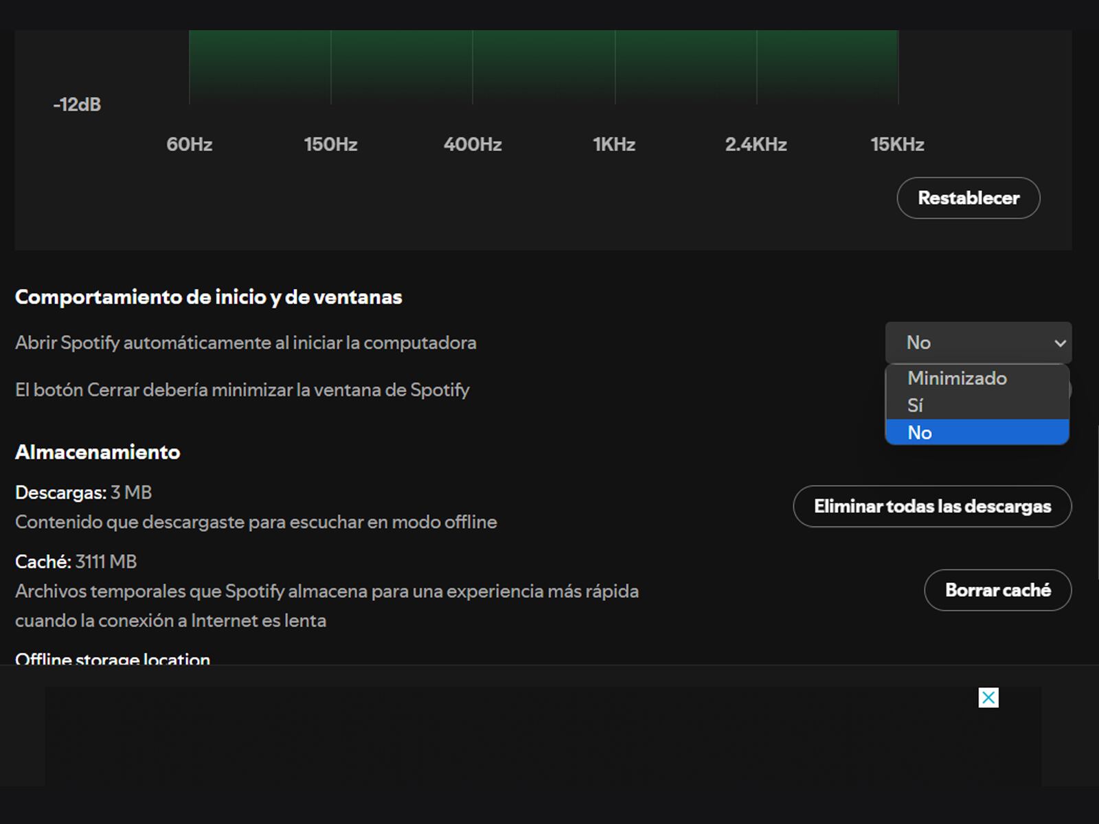 SPOTIFY | Así ya no se abrirá la app cuando inicies sesión. (Foto: MAG - Rommel Yupanqui)
