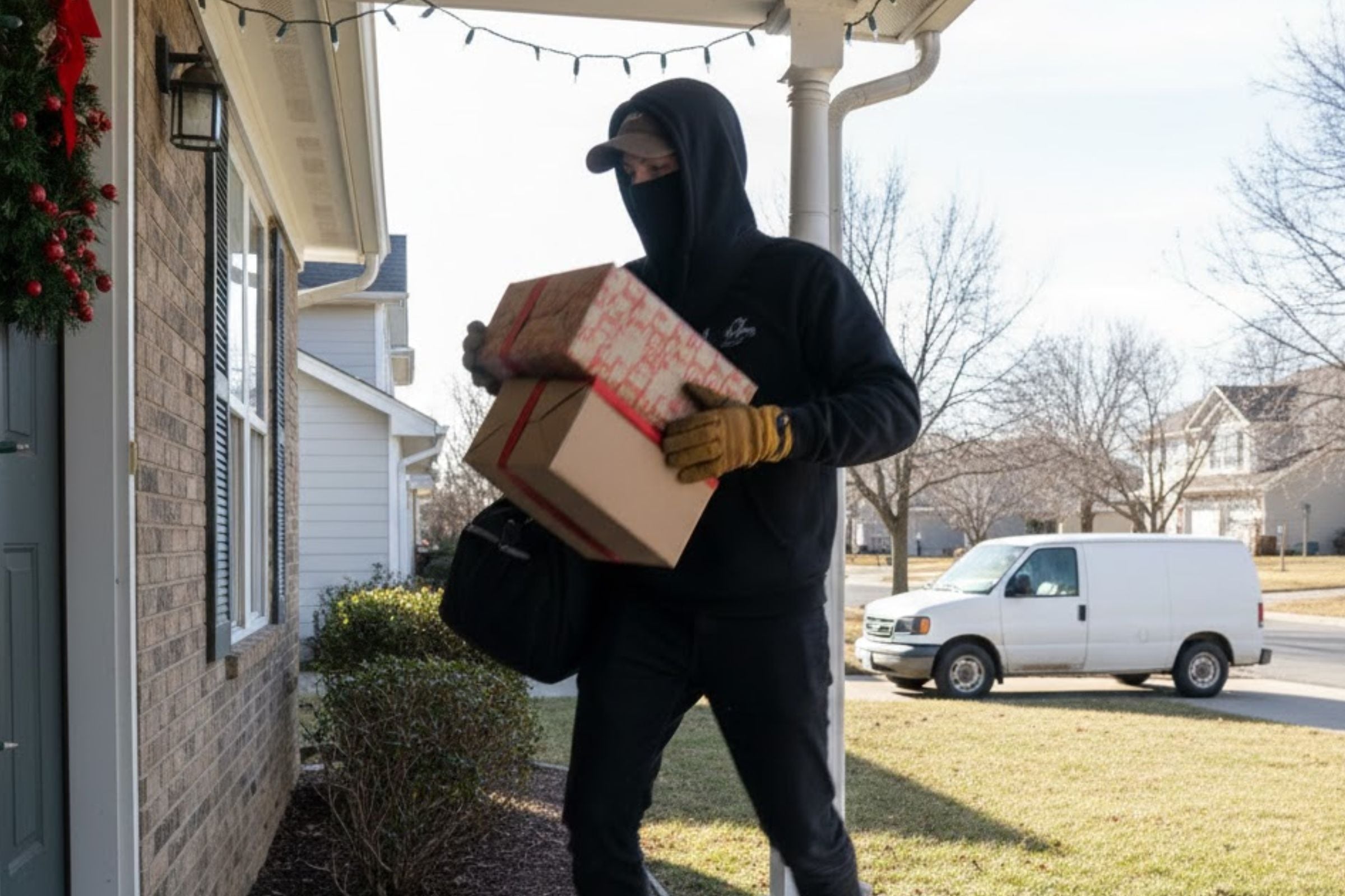 En temporada navideña, los robos de paquetes suelen incrementarse a dígitos inimaginables. (Crédito: Imagen creada por El Comercio MAG usando la IA de 'Gemini')