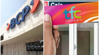 Financiera TFC: Clientes recibirán sus pagos en agencias del BCP desde el lunes 16