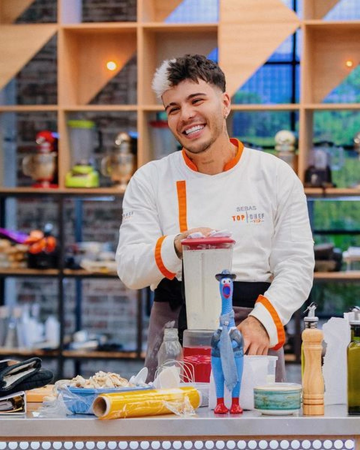 Sebastián Villalobos durante su participación en "Top Chef VIP" (Foto: Telemundo)