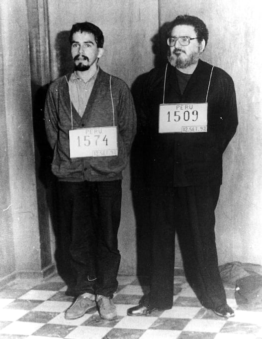 La noche del 12 de setiembre de 1992 junto al cabecilla de Sendero Luminoso, Abimael Guzmán, fue capturado el terrorista Carlos Inchaustegui. Foto: GEC Archivo Histórico.