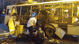 Explosión a bordo de un bus deja un muerto y al menos 17 heridos en Rusia 