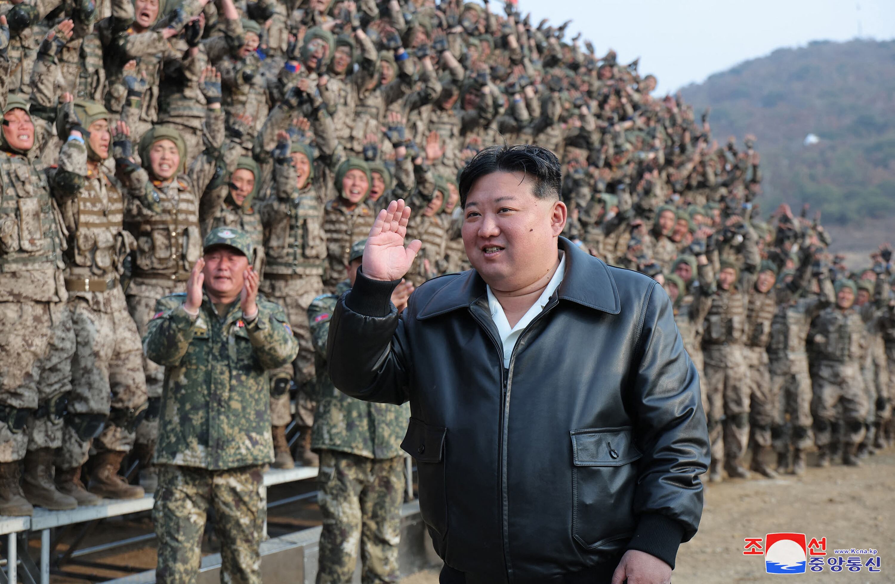 El líder norcoreano Kim Jong Un. (Foto de KCNA VIA KNS / AFP)
