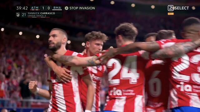 Gol de Ferreira Carrasco: el belga marcó el 1-0 del Atlético Madrid vs. Real Madrid | VIDEO