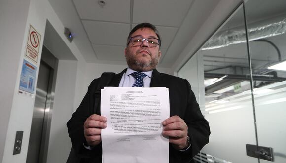 Daniel Soria fue suspendido como procurador general del Estado por el Ministerio de Justicia. (Foto: El Comercio)
