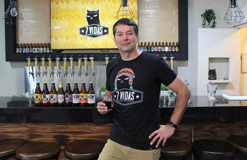Marco Málaga, CEO de la cervecería 7 Vidas.