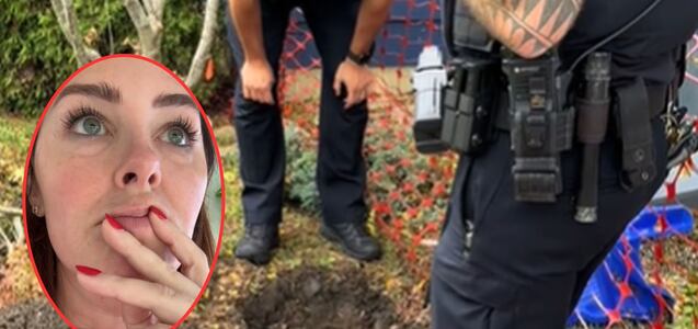 Halló una alfombra enterrada en el jardín de su casa en Ohio y el hecho desató una investigación policial