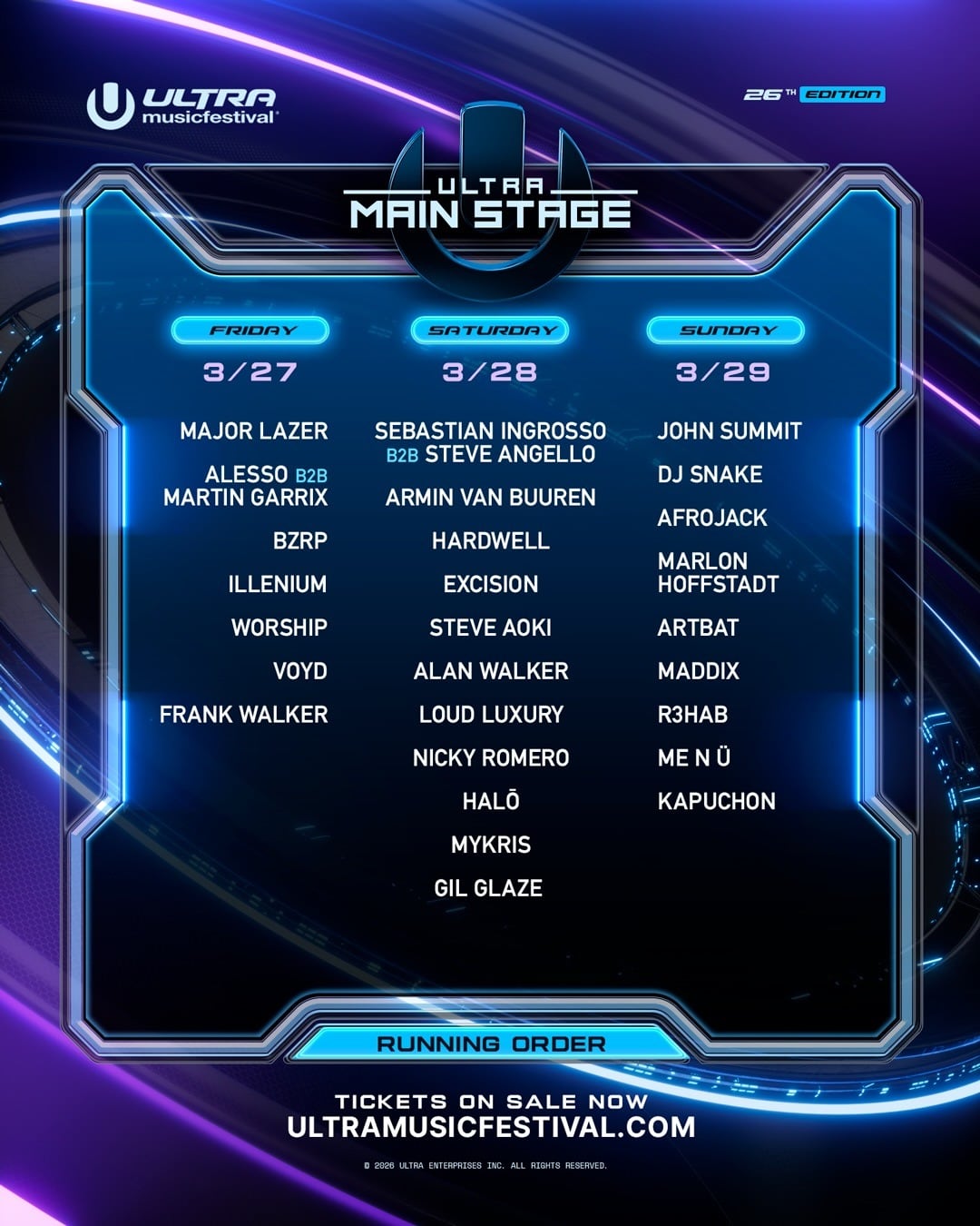 El Ultra Music Festival de Miami es el evento más esperado por los springbreakers (Foto: Ultra Music Festival)