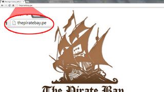 The Pirate Bay ya tiene dominio .pe