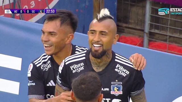 Apareció el ‘Rey’ Arturo: Vidal anota el 1-0 de Colo Colo sobre U. Católica por Campeonato Nacional | VIDEO