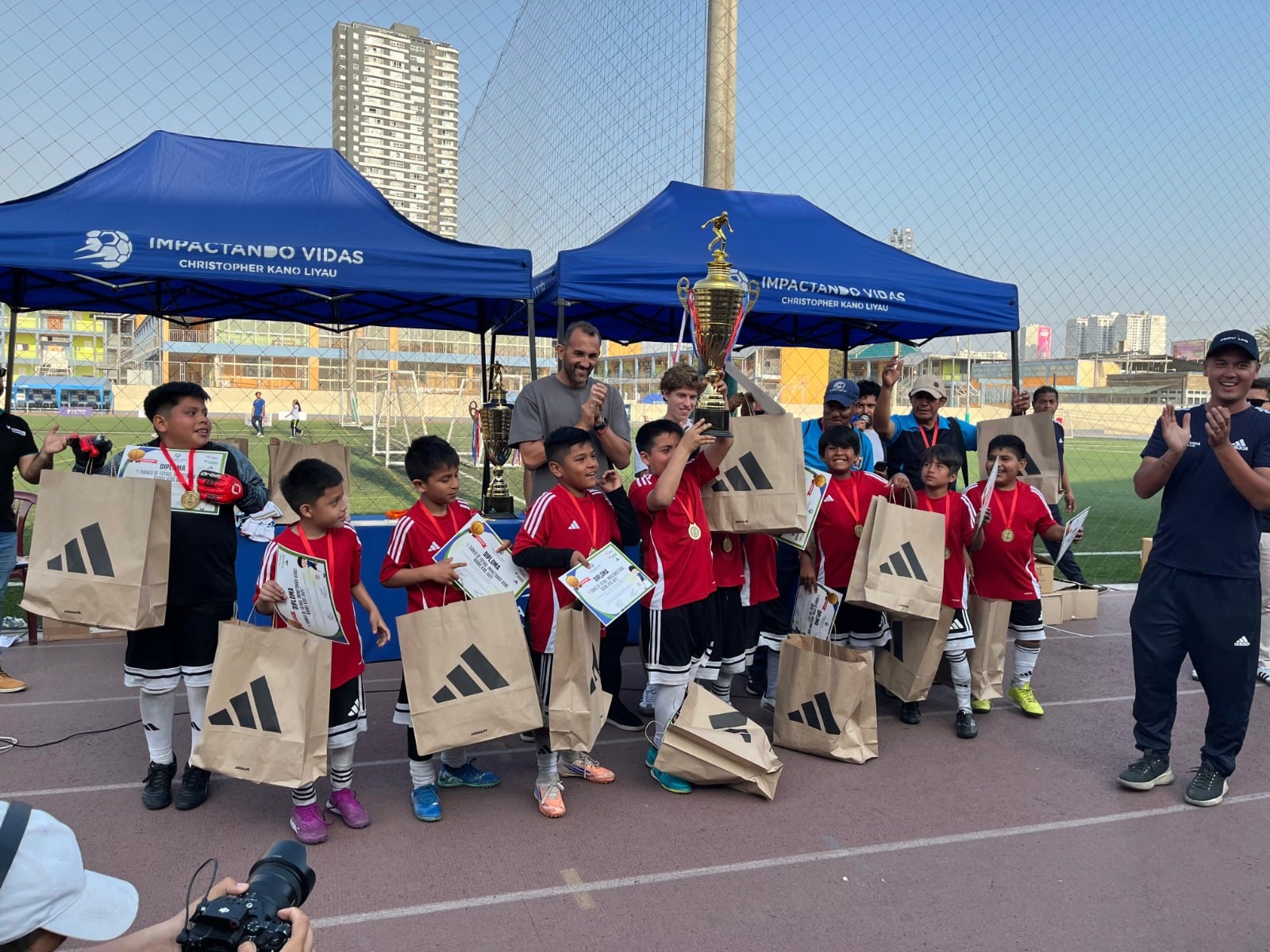 Hernán Barcos Ian Wisdom y el Chorri Palacios estuvieron en la final.