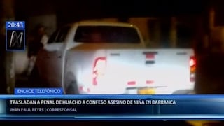Barranca: trasladan a penal de Huacho a sujeto que violó y asesinó a niña de 10 años [VIDEO]