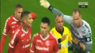 Internacional vs. Paranaense: Paolo Guerrero explotó tras polémico gol de Léo Cittadini | VIDEO