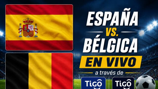 TiGo Sports HD te llevó el partido de España vs. Bélgica por el Mundial 2026