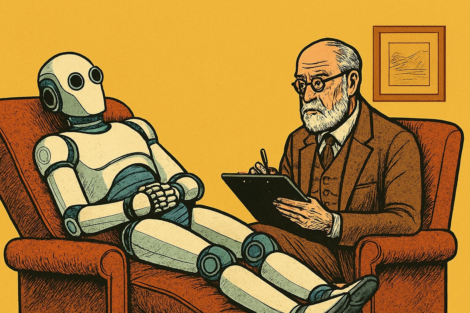 Los modelos de inteligencia artificial fueron sometidos a evaluación sicológica. (Foto: generado con IA / Copilot)