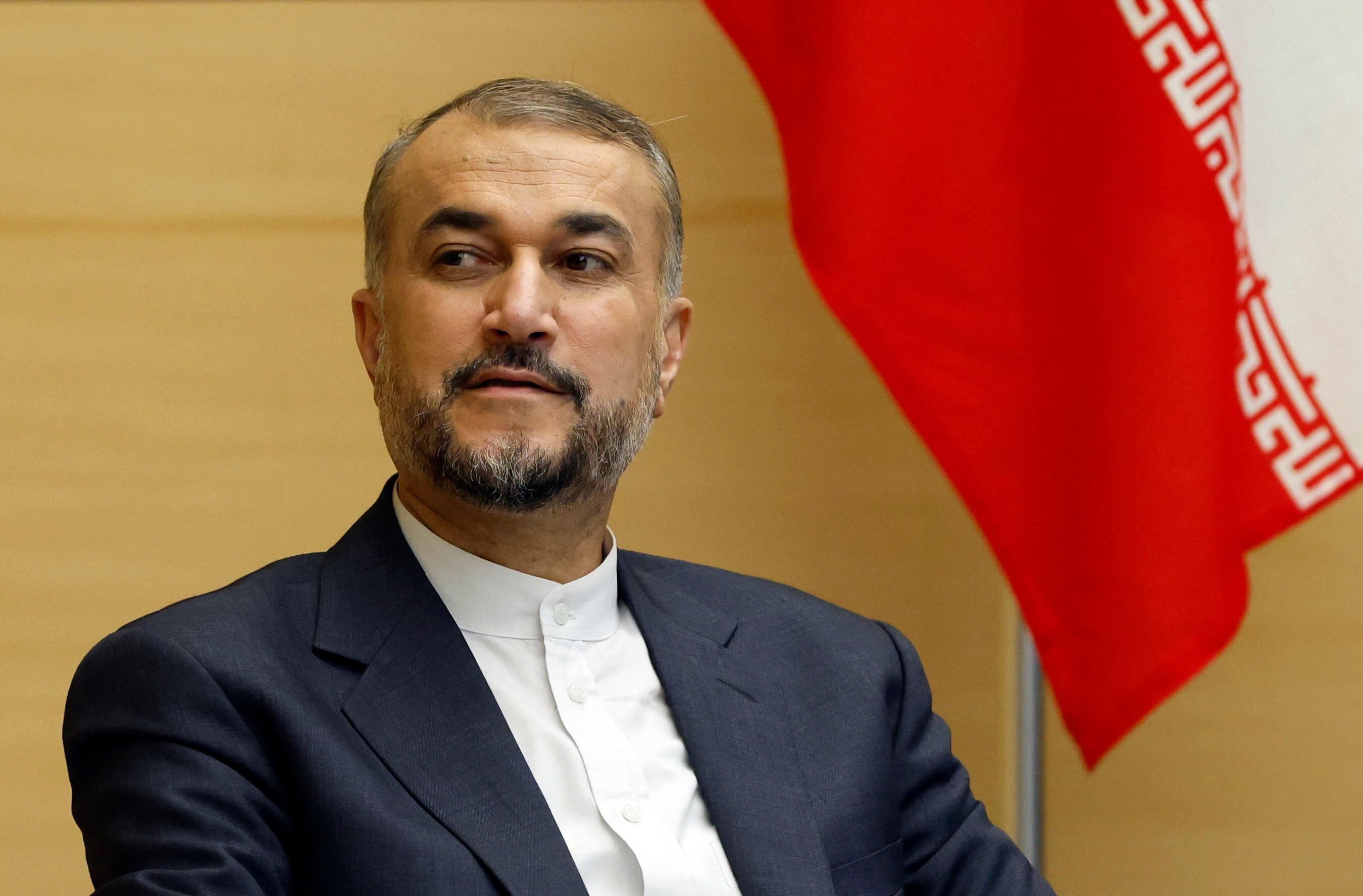 El ministro de Asuntos Exteriores de Irán, Hossein Amirabdollahian. (Foto de ISSEI KATO / POOL / AFP).