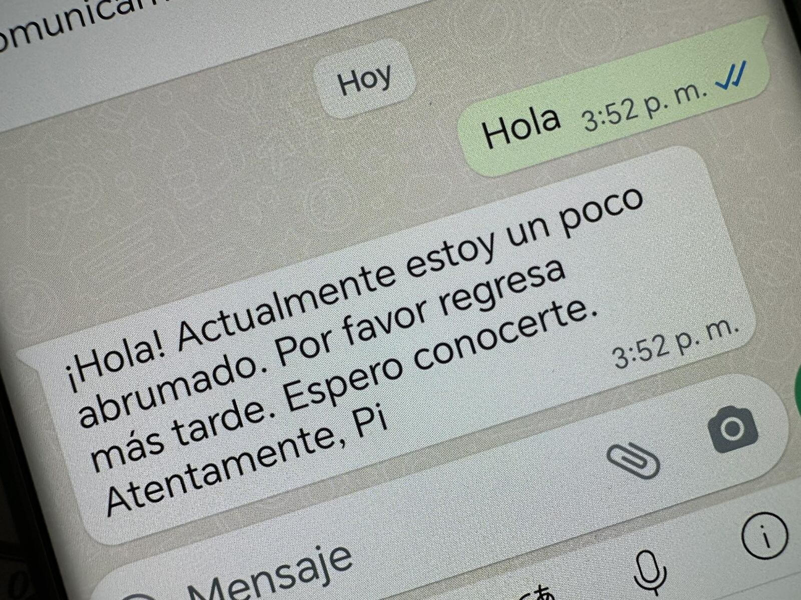 WHATSAPP | Si te apareció un mensaje de que Pi está abrumado en WhatsApp, así puedes solucionar ese error de inmediato. (Foto: MAG - Rommel Yupanqui)