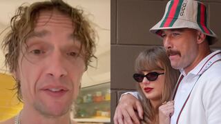 La reacción de Justin Hawkins al ver a Taylor Swift y Travis Kelce cantando su canción