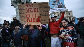 Francia: Casi 300 detenidos en otra noche de incidentes por la reforma de pensiones