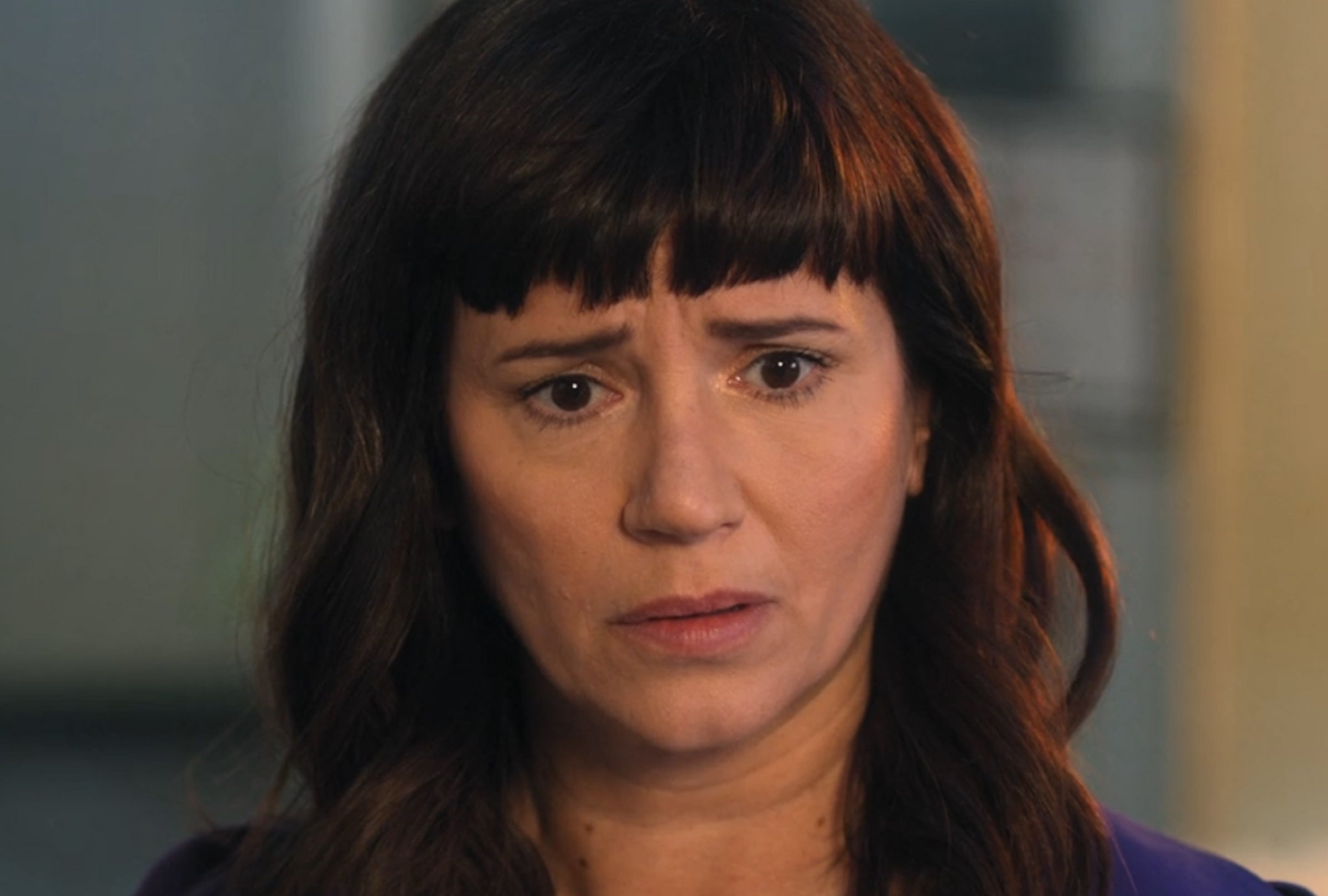 La reacción de Vicky (Griselda Siciliani) tras descubrir el secreto de Matías al final de la tercera temporada de la serie argentina "Envidiosa" (Foto: Netflix)