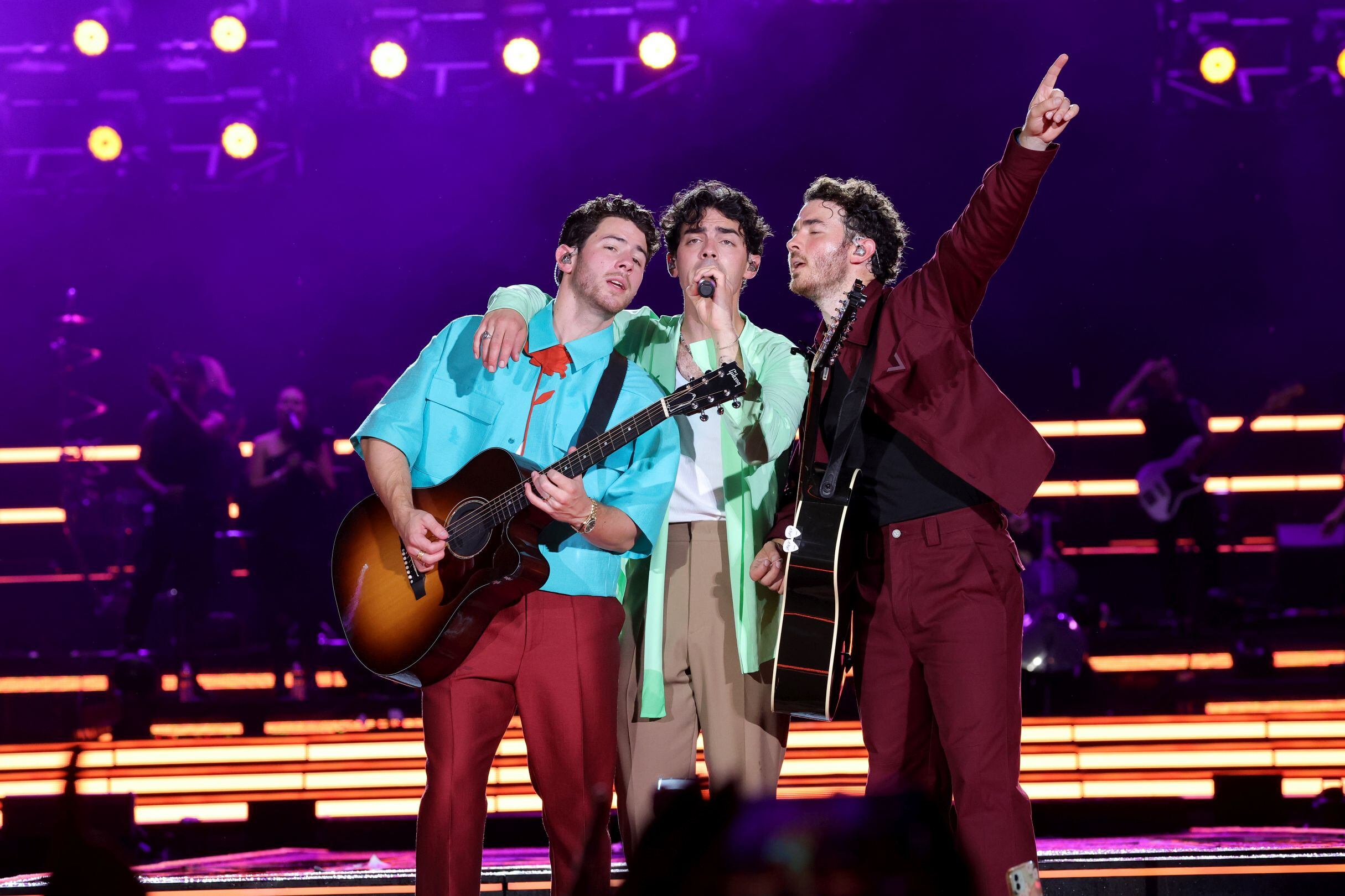 La banda Jonas Brothers está compuesta por tres hermanos: Kevin, Joe y Nick Jonas. (Foto: Kevin Mazur / Getty Images for Live Nation)