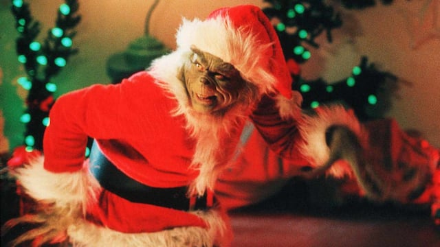 Jim Carrey en escena de "El Grinch", del año 2000.