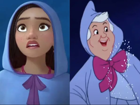 En "Wish", Asha lleva una capa idéntica a la de la hada madrina de "Cenicienta" (Foto: Walt Disney Studios Motion Pictures)