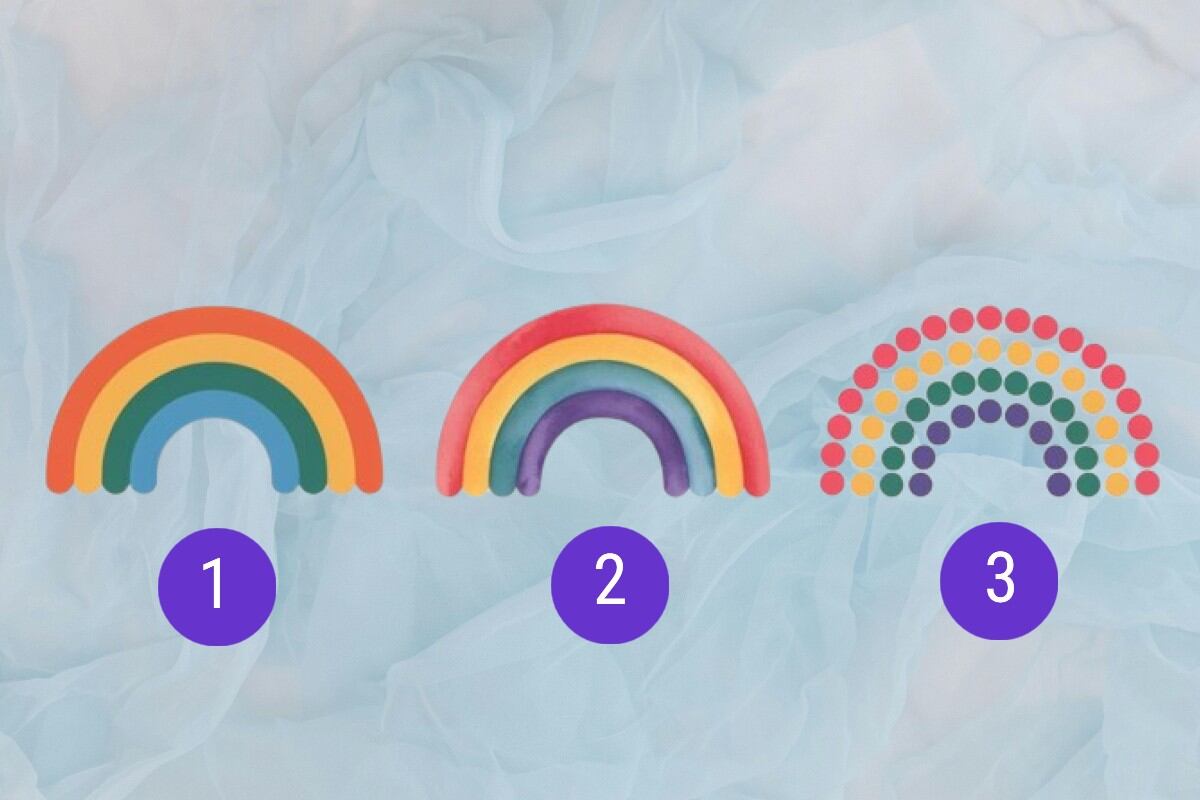Elige uno de los arcoíris en esta imagen para conocer cuál es tu mayor motivación. (Imagen: El Comercio/Mag)