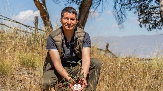 César Taype, el ingeniero ambiental que busca sembrar un millón de árboles en Huancayo