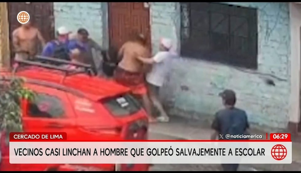 Juan Carlos Calle Soto fue capturado en Ancón luego de agredir a una escolar de 15 años en la vía pública en el Cercado de Lima. (América TV)