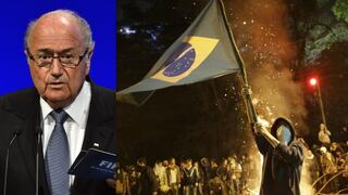 Blatter ante violentas protestas: "No impusimos a Brasil la Copa Mundial"