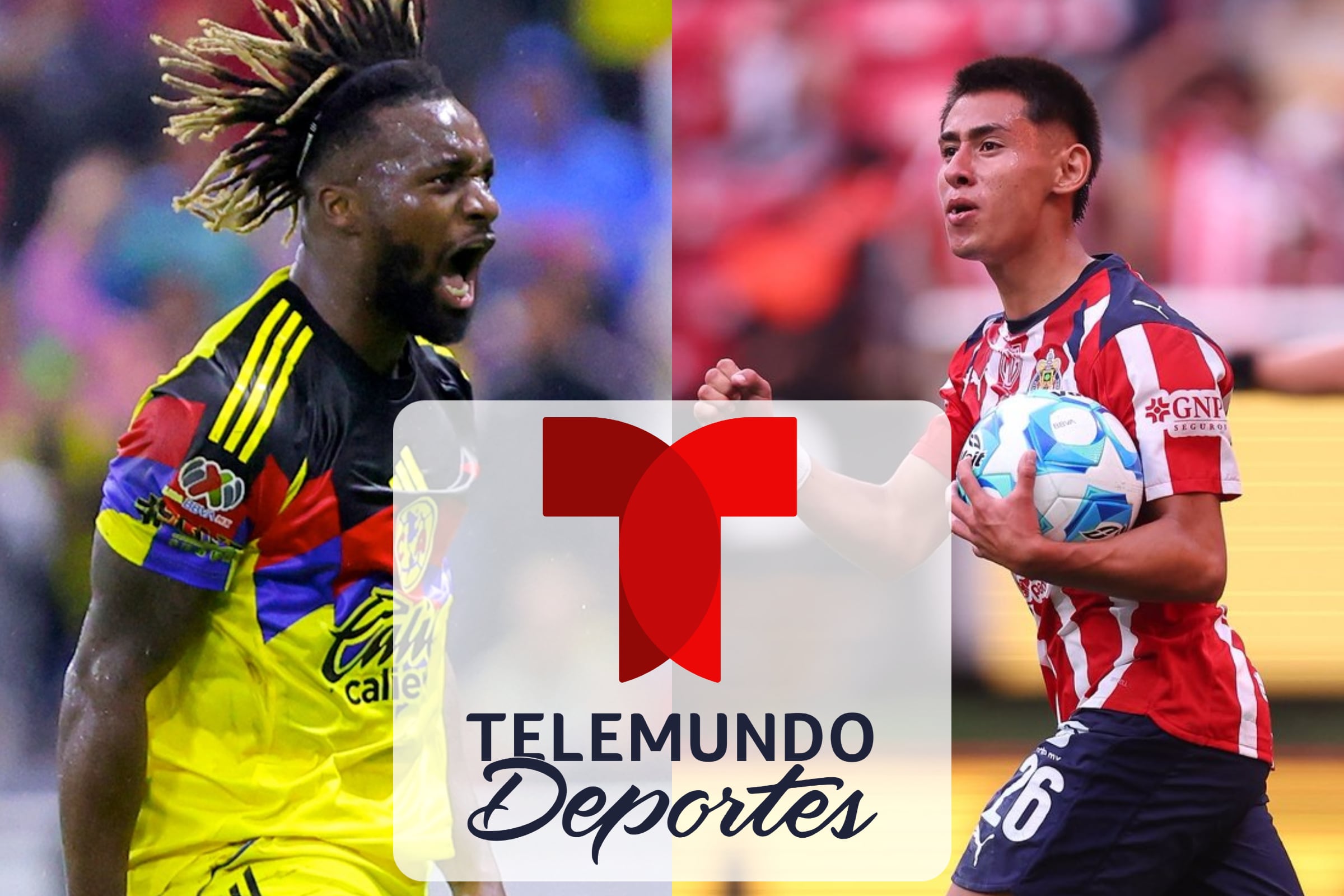 Transmisión de Telemundo Deportes desde USA, para ver el clásico nacional de Guadalajara vs. América desde el Estadio Banorte. (Fotos: @ClubAmerica / @Chivas / Composición MAG)