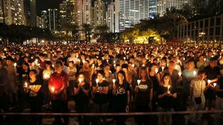 Miles conmemoran en Hong Kong el 27 aniversario de Tiananmen