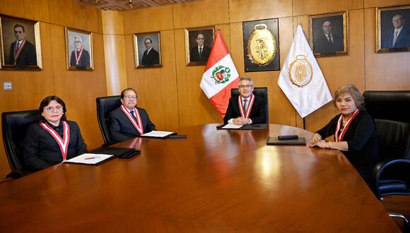 La Junta de Fiscales Supremos extendió la gestión de Juan Carlos Villena como fiscal de la Nación interino. (Foto: Ministerio Público)