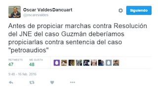 Twitter reaccionó así ante fallo sobre Guzmán y los Petroaudios