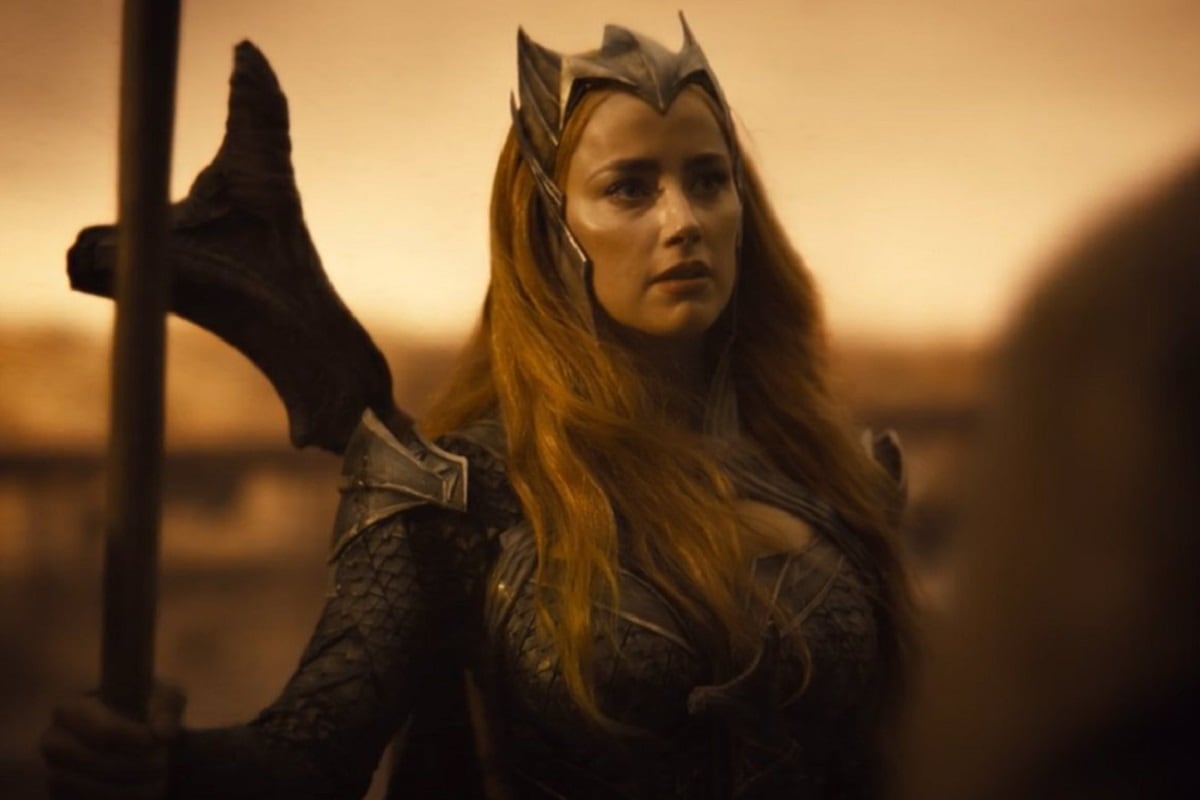 Amber Heard como Mera en “Justice League” de Zack Snyder (Foto: Warner Bros.)