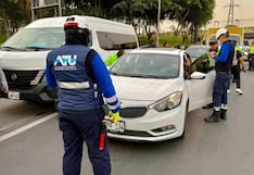 ATU: más de 430 vehículos informales fueron internados en operativos realizados durante el estado de emergencia