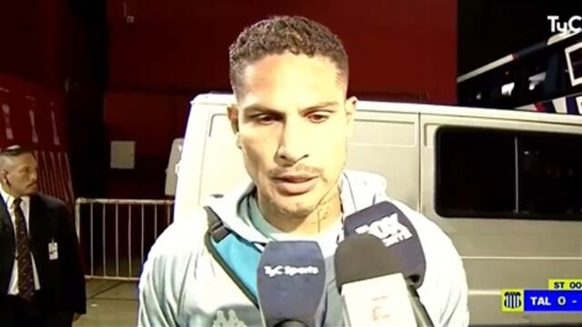 Paolo Guerrero tras el Clásico de Avellaneda: “Uno no quiere jugar 10 o 15 minutos” | VIDEO