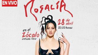 Rosalía en México: así fue el concierto gratuito en el Zócalo de CDMX