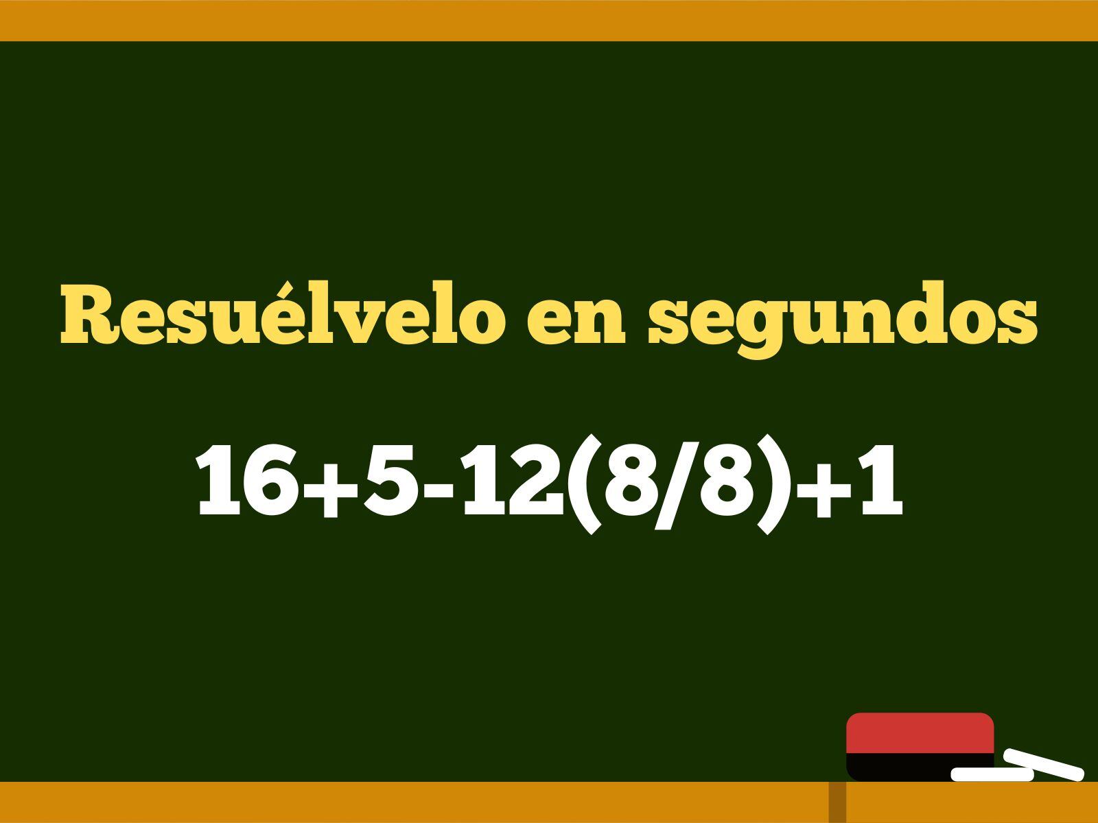 Reto matemático: Es importante que te mantengas concentrado durante tu participación. (Creación: Mag)