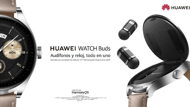 Watch Buds: la apuesta de Huawei para integrar reloj y auriculares en un solo dispositivo