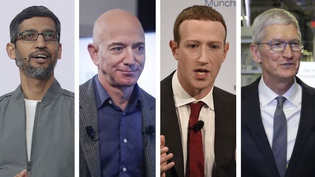 ¿Por qué los jefes de Google, Amazon, Facebook y Apple testifican en el Congreso de Estados Unidos?
